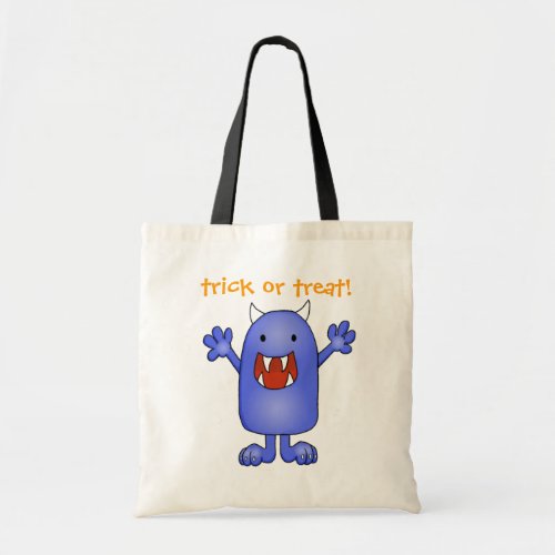 Happy Monster trick or treat! bag