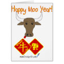 Happy Moo Year v2 cards by fujianboy Happy Moo Year v2 cards
