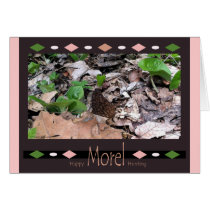 Happy Morel Hunting Card cards