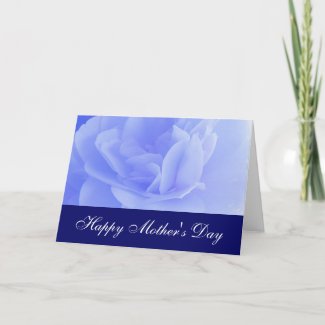 Happy Mother' Day, blue rose card