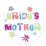 Happy Mother of the Bride Gift Round Sticker