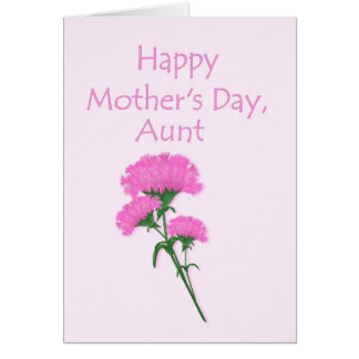 Happy Mothers Day Aunt Cards | Zazzle