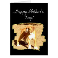 Happy Mother's Day Boxer Greeting card