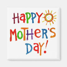 Happy Mother's Day by crayons Magnet