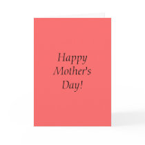 Happy Mother's Day! cards