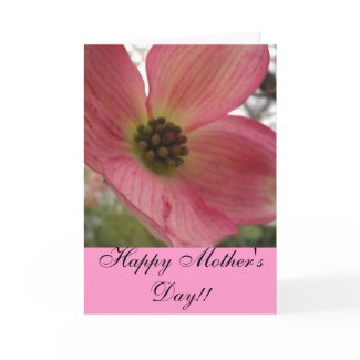 Happy Mothers' Day Card (Dogwood photo card