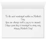 Happy Mother's Day Card - Spring Time in the Mount cards