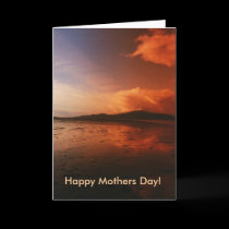 Happy Mothers Day Card (sunset)