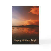 Happy Mothers Day Card (sunset)