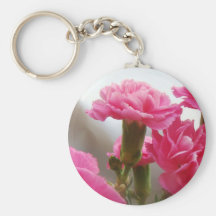 Happy Mother's Day - Carnation Key Chain