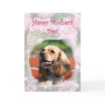 Happy Mother's Day Cocker Spaniel greeting card
