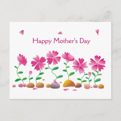happy mothers day writing. Happy mother#39;s day flower card