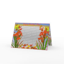 Happy Mother's Day Flowers (photo frame) cards
