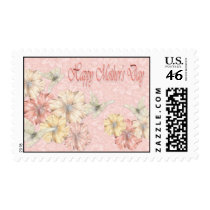 Happy Mothers Day-flowers postage