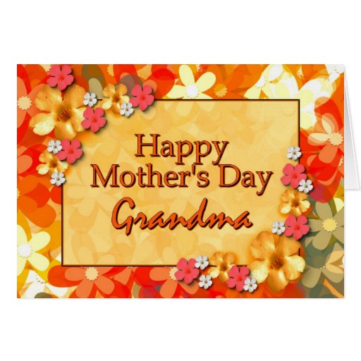 Happy Mother's Day Grandma Card Zazzle