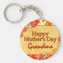 Happy Mother's Day Grandma Keychains
