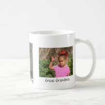 Happy, Mothers' Day, Great Grandma. Coffee Mugs
