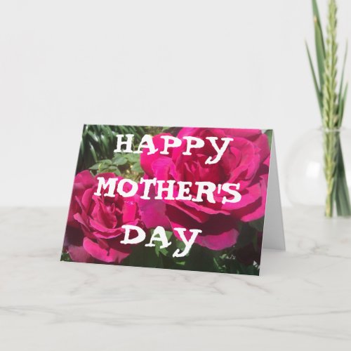 HAPPY MOTHER'S DAY Greeting Card zazzle_card