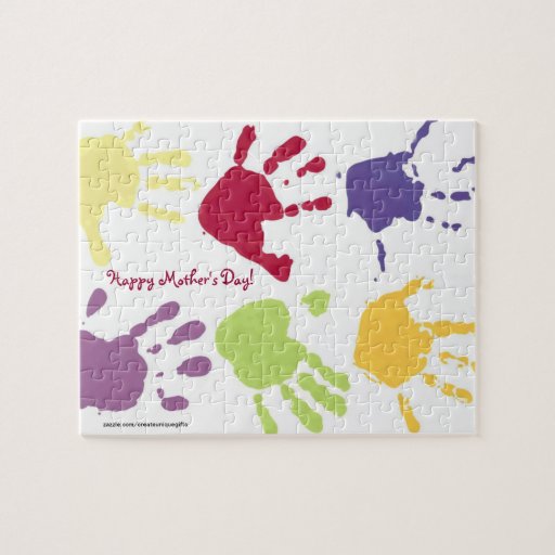 Happy Mother's Day Hands Puzzle