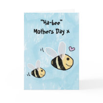 Happy Mothers Day - Hap-Bee Mothers Day Greeting Cards