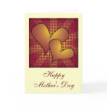 Happy Mother's Day Heart Design Card