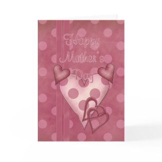 Happy Mother's Day - Heart Design card