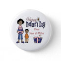 Happy Mother's Day - Kids & Present button