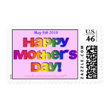 Happy Mothers Day May 9th 2010 Commemorative Stamp