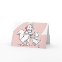 Happy Mother's Day!! Mum cat and kitten cards