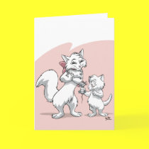 Happy Mother's Day!! Mum cat and kitten cards