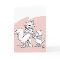 Happy Mother's Day!! Mum cat and kitten cards