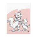 Happy Mother's Day!! Mum cat and kitten postcards