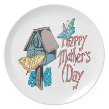 Happy Mothers Day Party Plate
