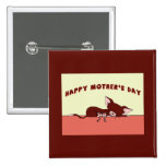 Happy Mother's Day Pinback Buttons