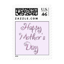 Happy Mother's Day Pink Postage stamps
