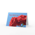 Happy Mother's day pink rose simple card