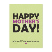 Happy Mother's Day Post Card