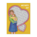 Happy Mother's Day - Postcard template by Kidsplanet Happy Mother's Day - Postcard template