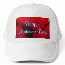 Happy Mother's Day Red Roses Hats