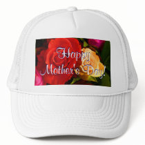 Happy Mother's Day Red Yellow Roses Hats