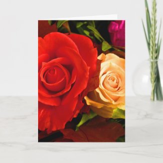 Happy Mother's Day Red Yellow Roses III card