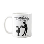 Happy Mothers Day Silhouette Mug by Sylinden Happy Mothers Day Silhouette Mug