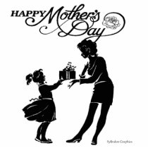 Happy Mothers Day Silhouette photo sculptures by Sylinden Happy Mothers Day Silhouette photo sculptures