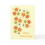 Happy Mother's Day  Star Design Card