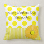 Happy Mother's Day Stepmother Throw Pillows