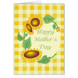 Happy Mother's Day Sunflower Tees Card