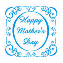 Happy Mother's Day Swirl Border t-shirts