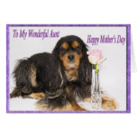 Happy Mother's Day To My Aunt Dog Card