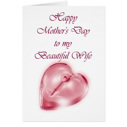 Happy Mother's Day to Wife from Husband Card Zazzle