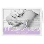 Happy Mother's Day Wishes Photo Moms Day Lavender Card